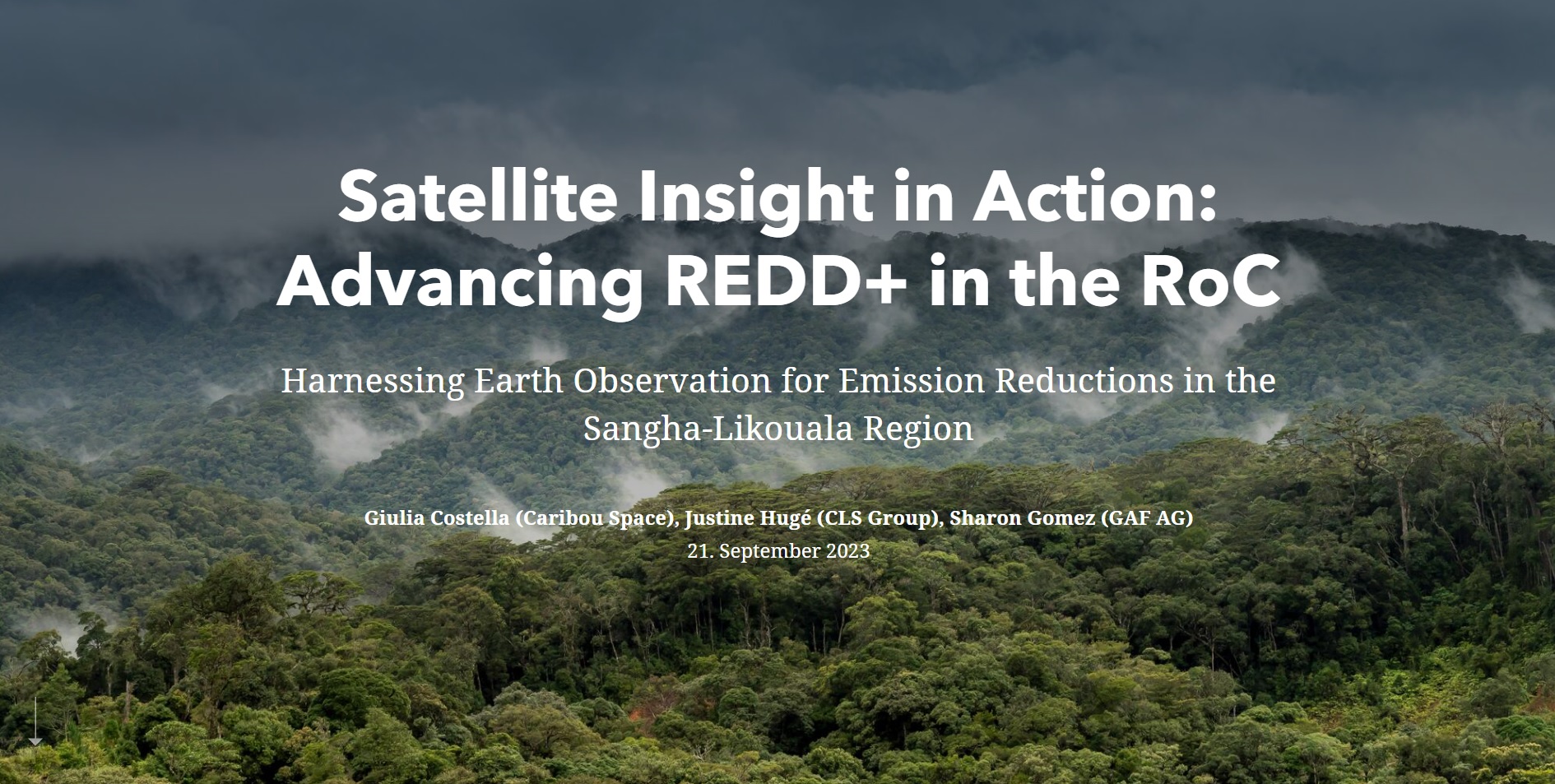Read more about the article Satellite Insight in action: Advancing REDD+ in the Republic of Congo